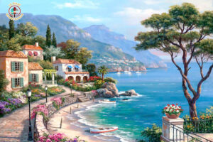 Vẽ tranh tường 3d quán trà chanh tại Hà Nội