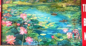 Chi tiết Vẽ tranh cửa cuốn tại tp Lào Cai