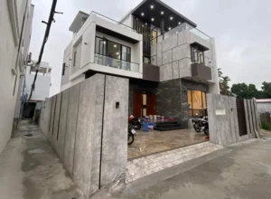 Sơn giả bê tông mặt tiền biệt thự - ms88