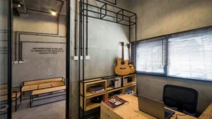 Thi công sơn hiệu ứng bê tông Văn phòng Công ty tại Hà Nội - ms01