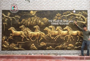 tranh đắp mã đáo thành công