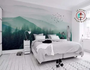 Tranh vẽ phòng ngủ 3d đẹp - ms88