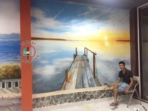 Vẽ tranh 3d phong cảnh