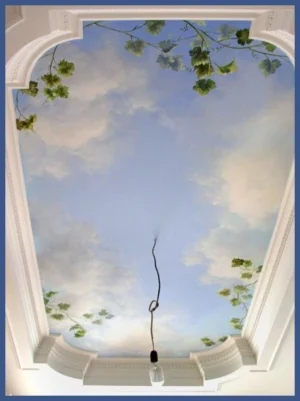 Trần mây cổ điển - Ms866