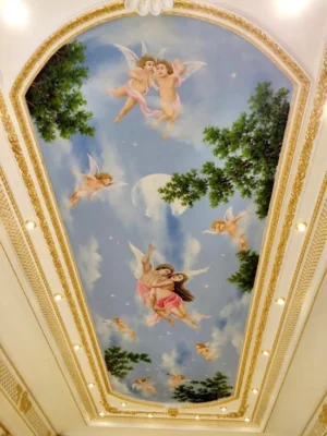 Trần mây cổ điển - Ms909