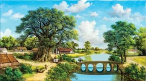 Tranh tường đồng quê - Ms668