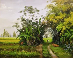 Tranh tường đồng quê - ms666