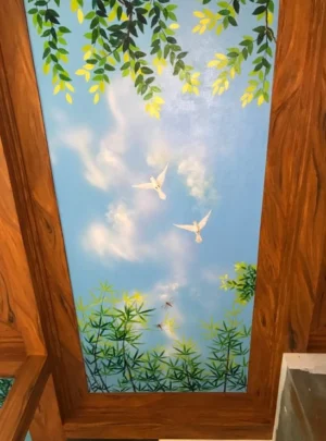 Vẽ trần mây 3d - Ms28