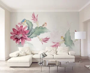 Vẽ tranh 3d phòng khách - ms686