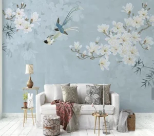 Vẽ tranh phòng khách hiện đại tại Hà Nội - ms66