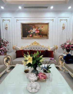 Tranh sơn dầu phòng khách-ms01