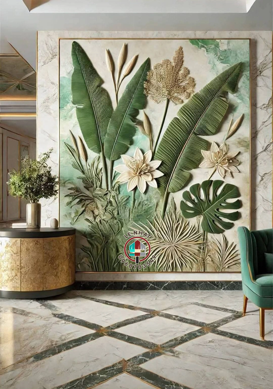 tranhdapnoiphongkhachhiendai