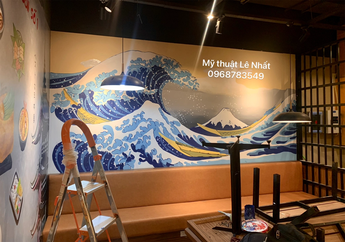 Tranh trang trí quán ăn cho nhà hàng tại Royal City 72 Nguyễn Trãi - Q.Thanh Xuân - HN 1 Tranh trang tri quan an cho nha hang tai Royal City 72 Nguyen Trai Thanh Xuan HN