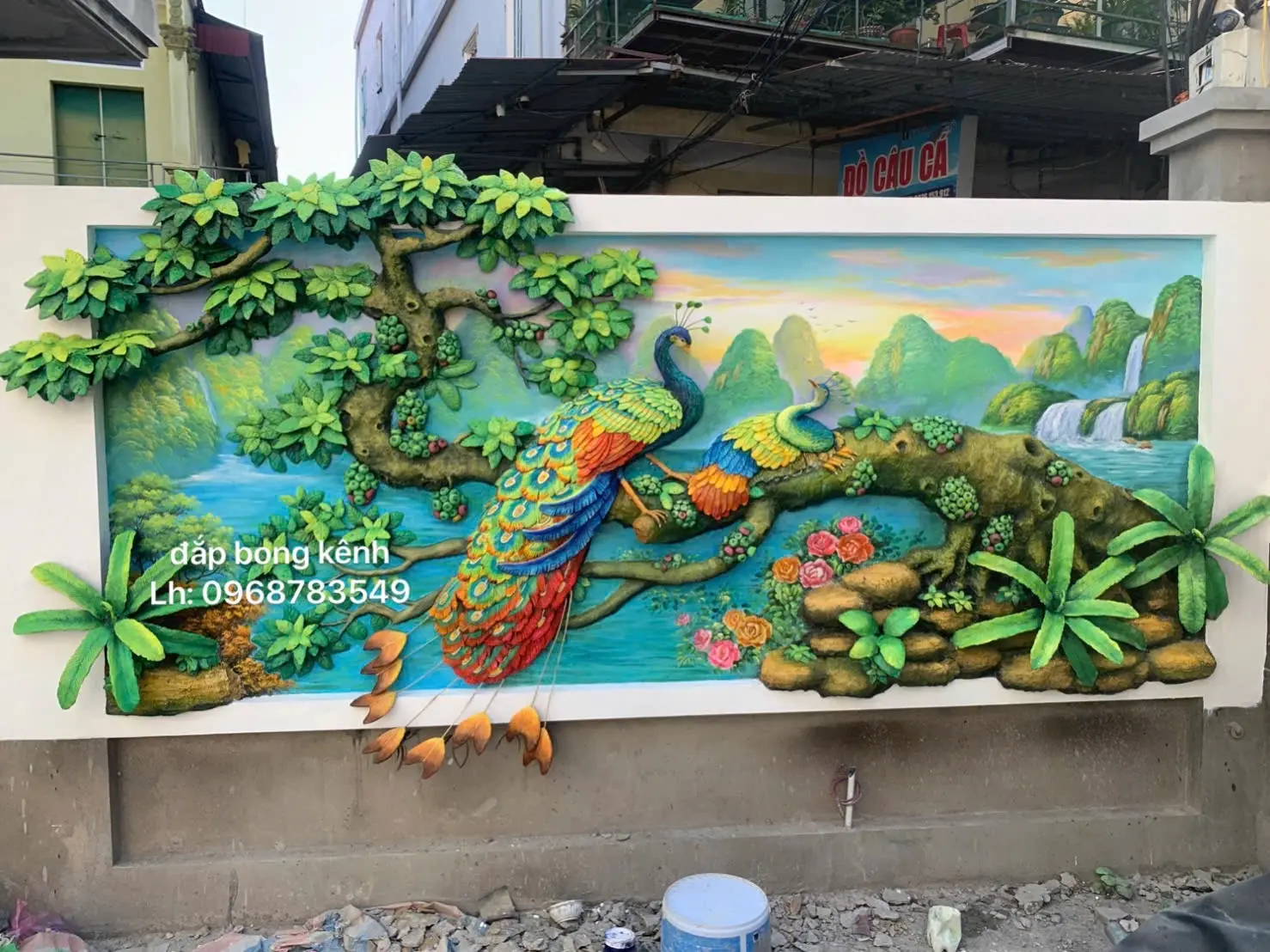 Tranh Dap Noi Kenh Bong Phu The Vien Man Tai Bac Ninh